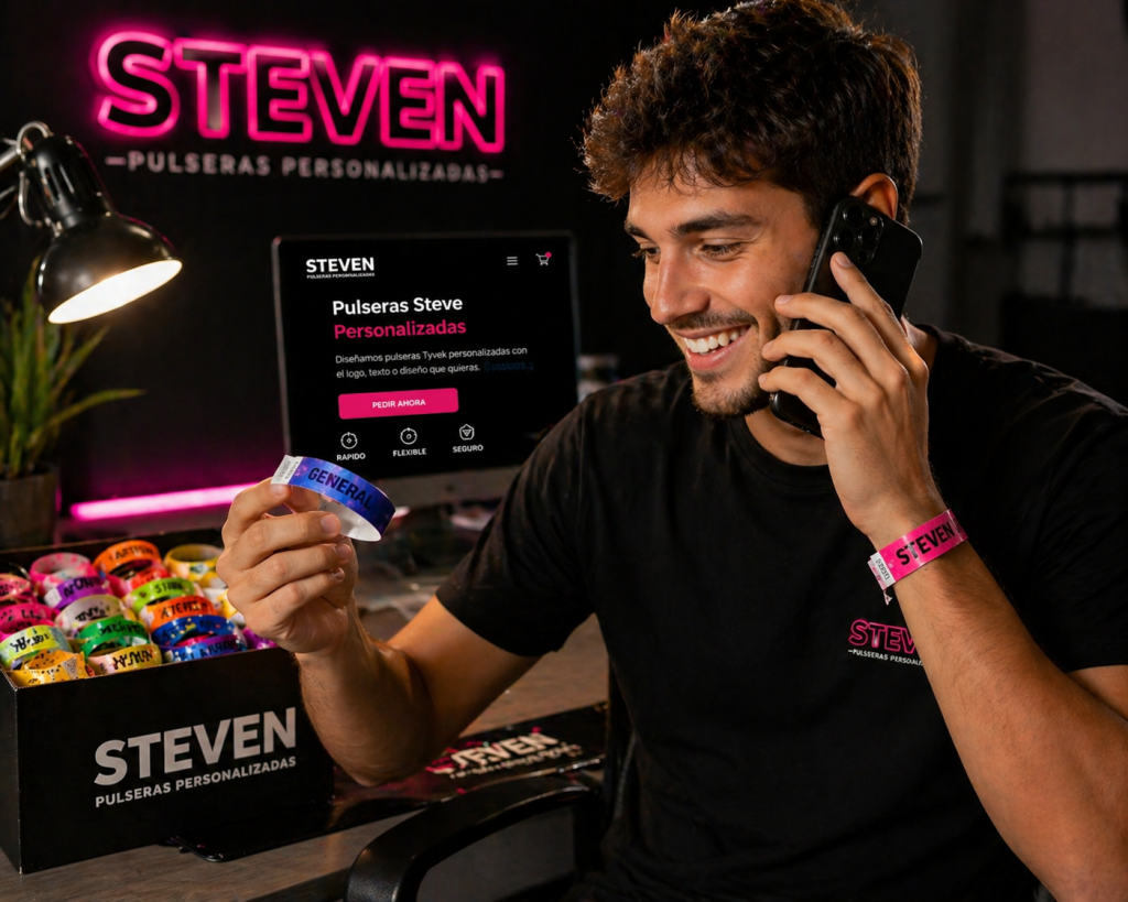 proceso pedido pulseras tyvek urgente madrid facil