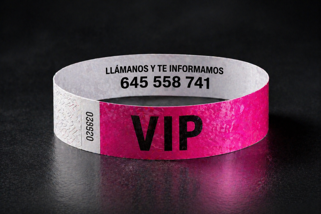 contacto urgente pulseras tyvek madrid express