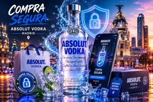 Compra segura de vodka absolut en Madrid