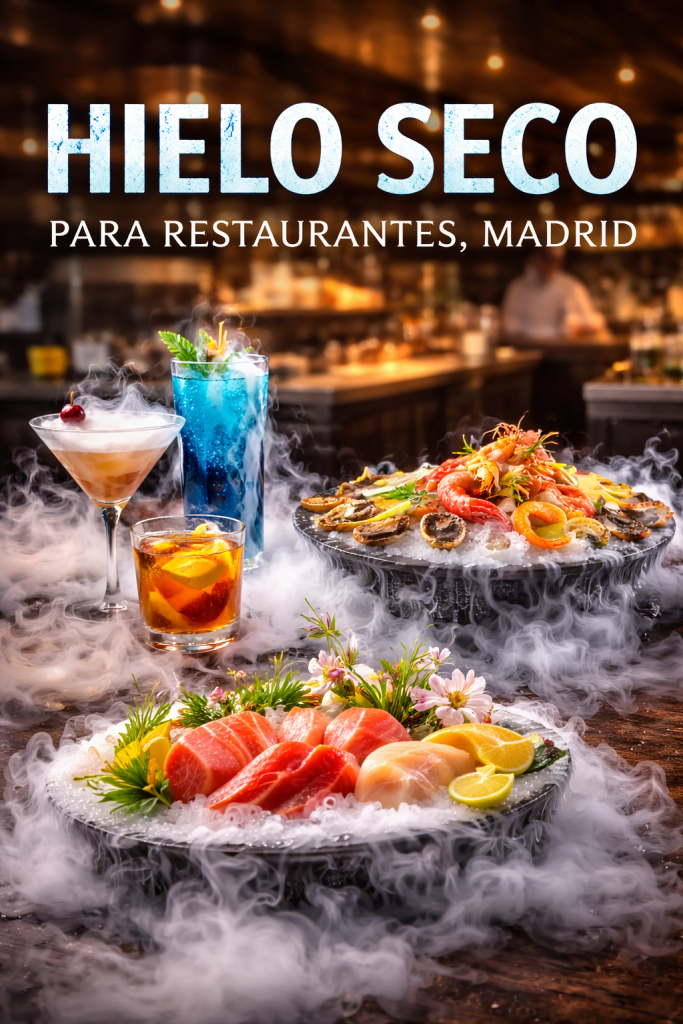 C&oacute;cteles con hielo seco