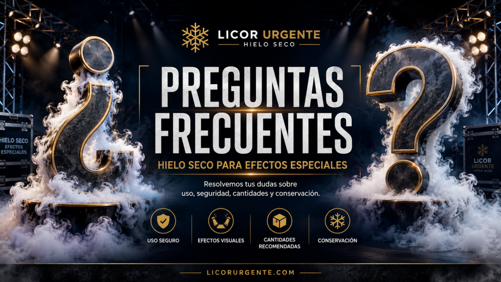 Informaci&oacute;n &uacute;til sobre hielo seco para eventos y espect&aacute;culos.