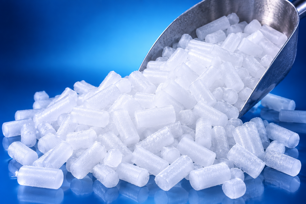 Hielo seco o dióxido de carbono sólido a menos 78,5 grados